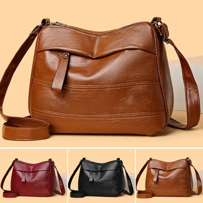 Large-Capacity Multilayer Shoulder Bag