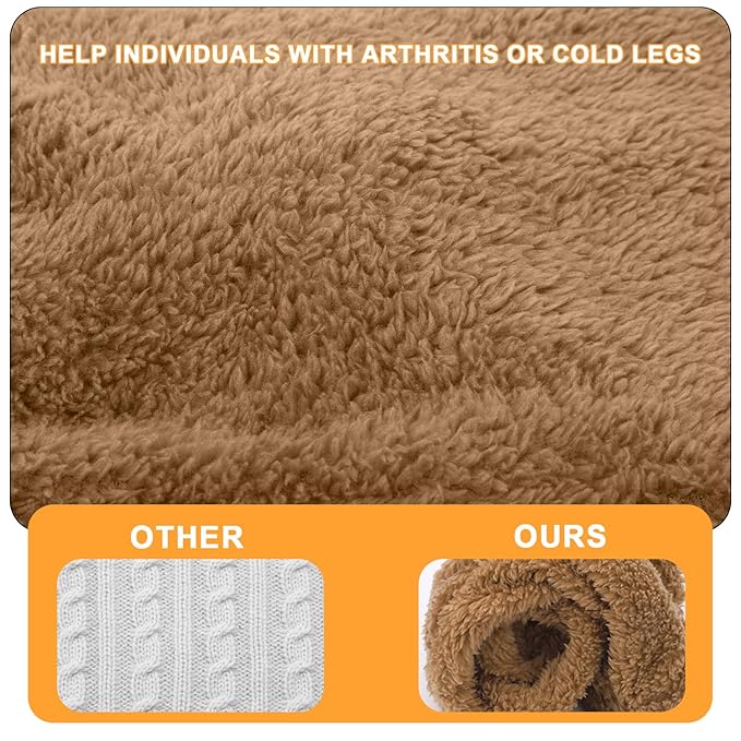 Plush Over-the-Knee Leg Warmers