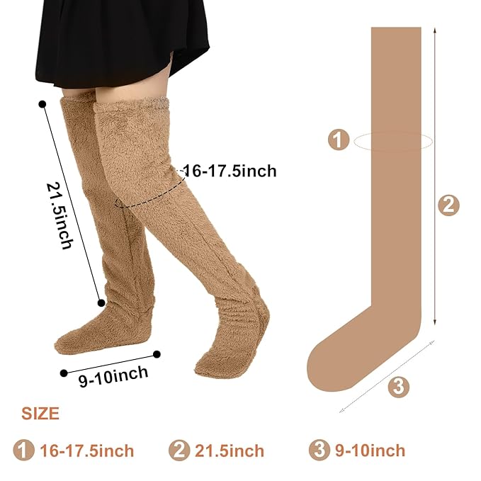 Plush Over-the-Knee Leg Warmers