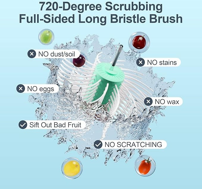 Fruit & Vegetable Scrub Spinner Bowl