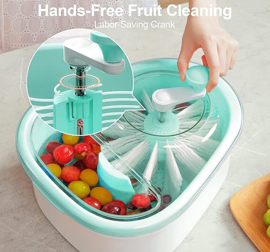 Fruit & Vegetable Scrub Spinner Bowl