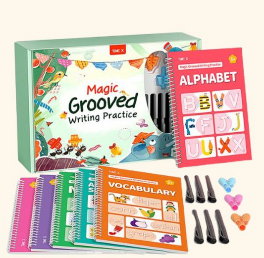 Trace & Erase Magic Writing Practice Book