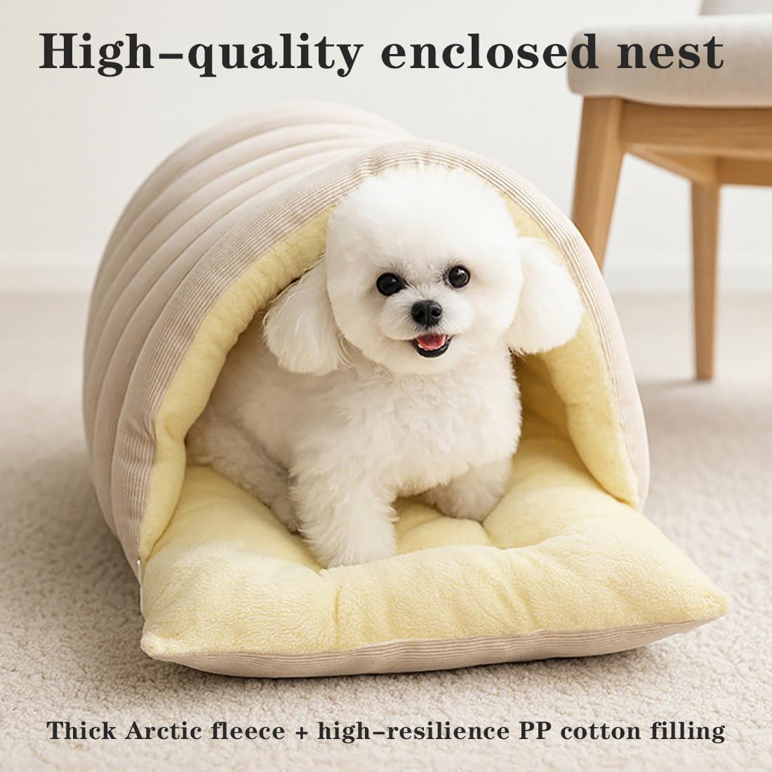 Cozy Cave-Style Cat Bed