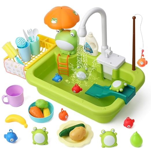 Kids Sink with Running Water Playset