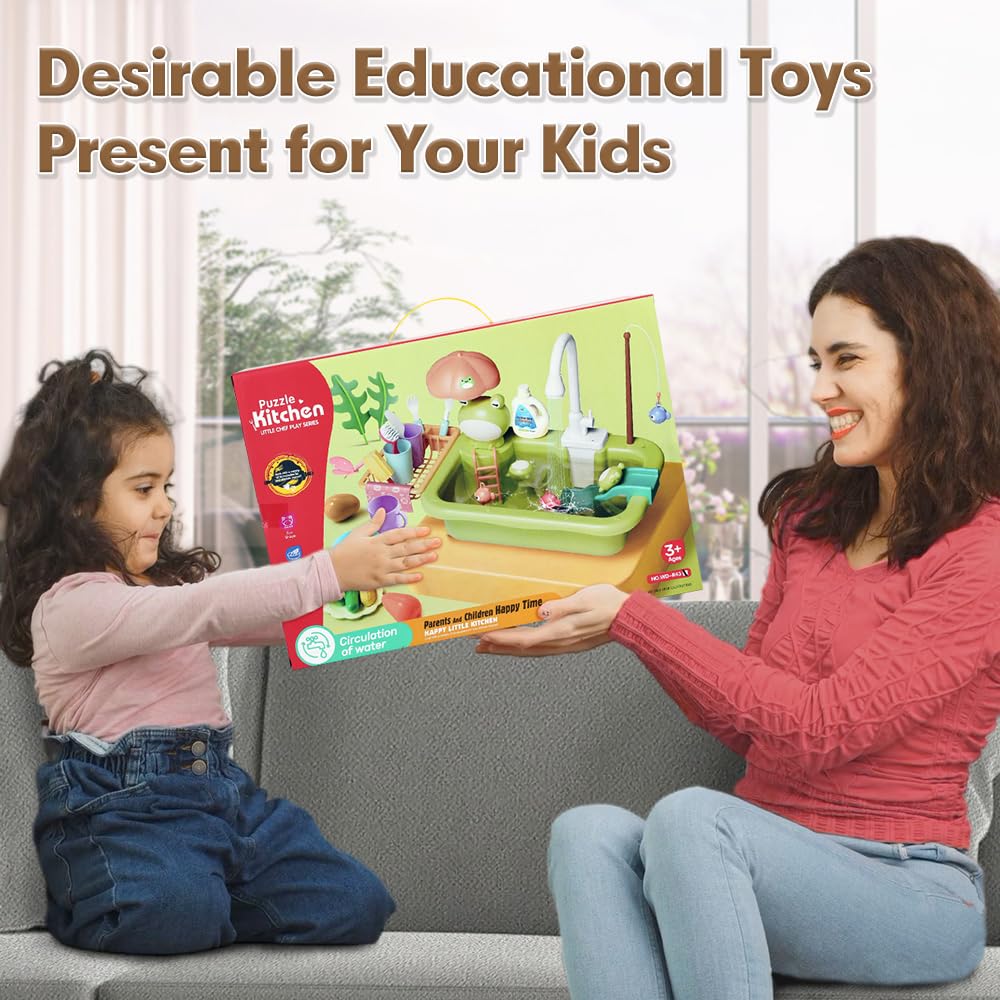 Kids Sink with Running Water Playset