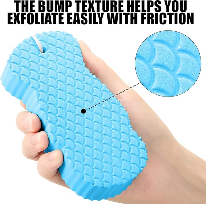 Exfoliating Bath Sponge Set (Set of 3)